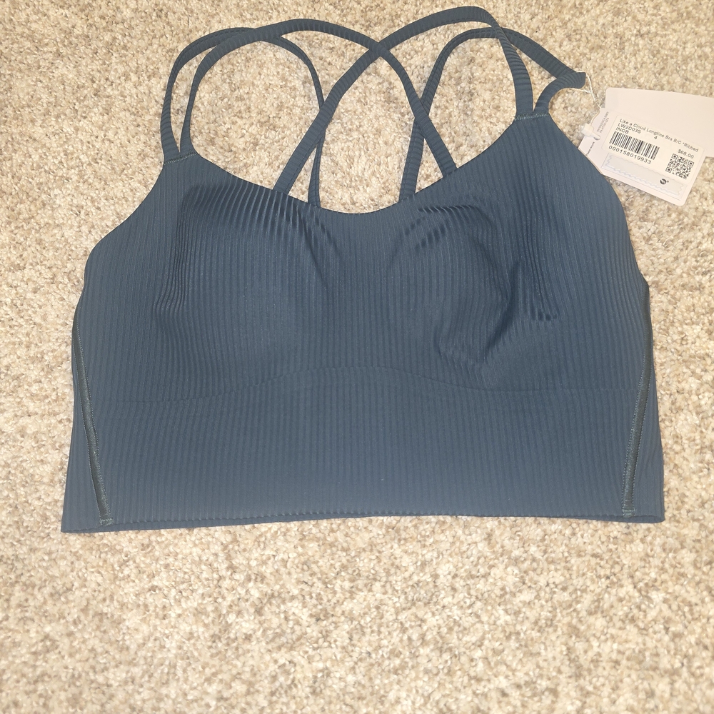 Lululemon Athletica Strappy Teal Bra